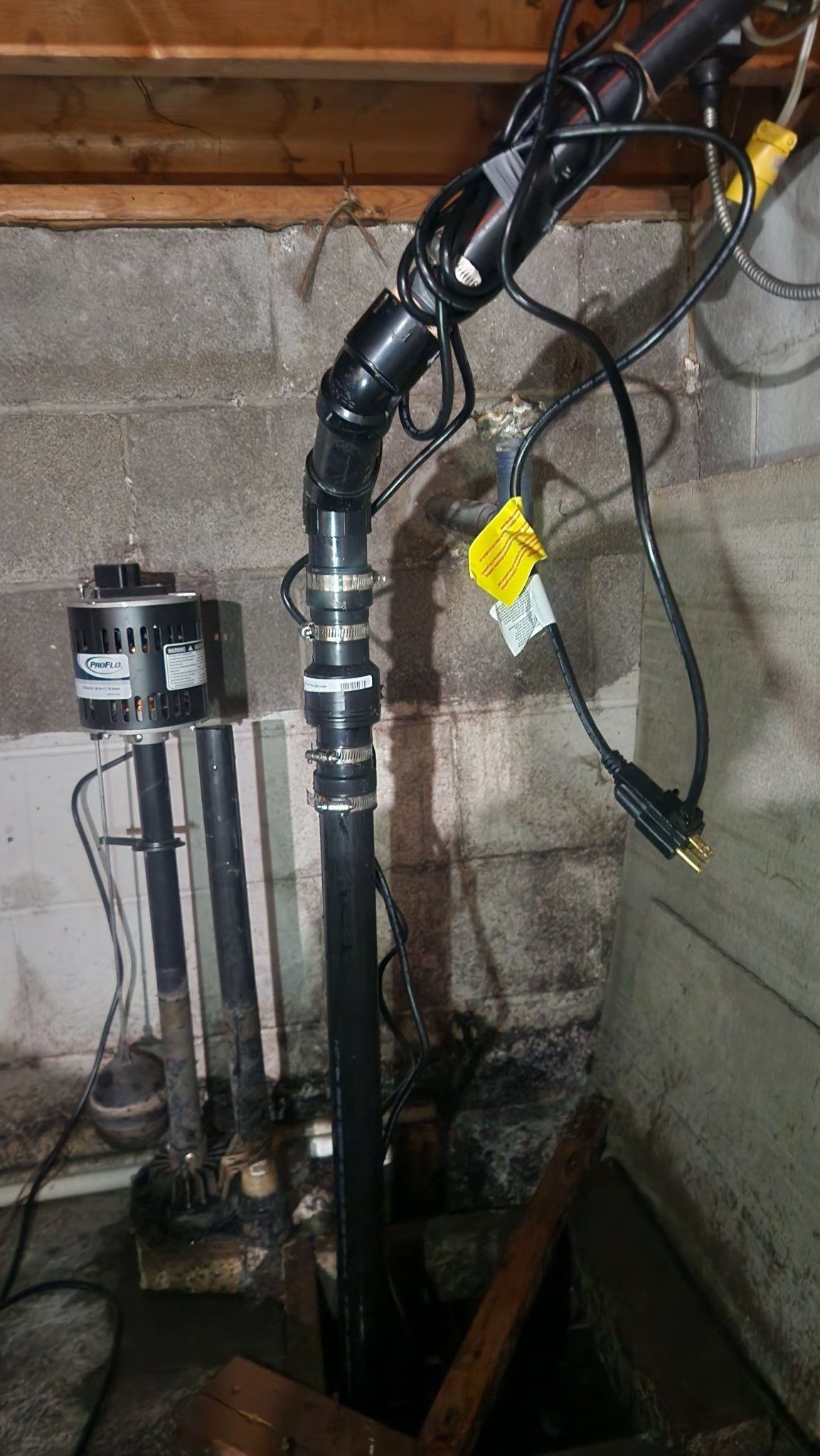 Plumber in Reddendale, Kingston 1 Sump pump discharge repiped by Leak Free Plumbing — serving Reddendale, Kingston