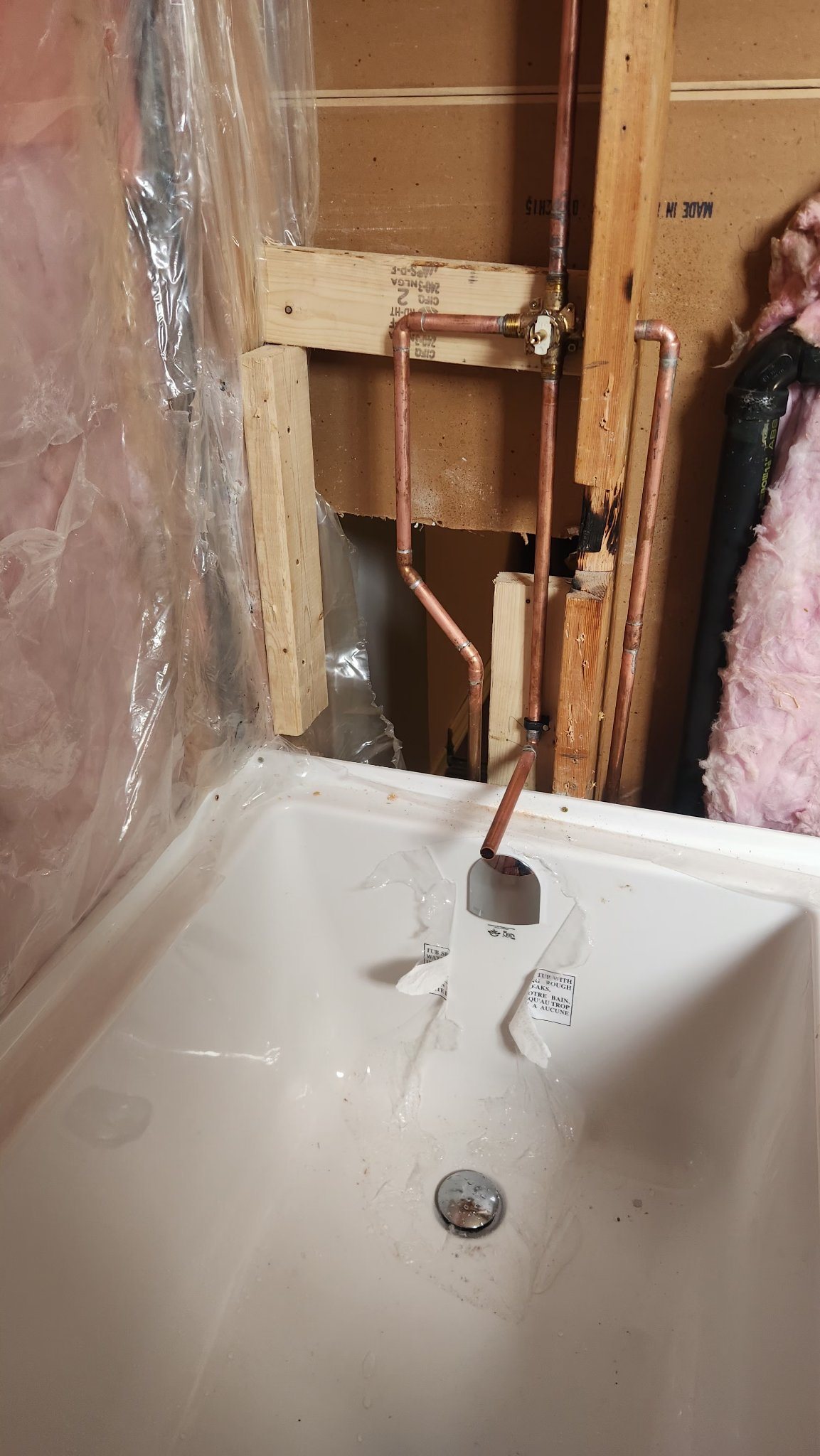 Plumber in Cataraqui, Kingston 2 Tub and shower valve rough-in by Leak Free Plumbing — serving Cataraqui, Kingston